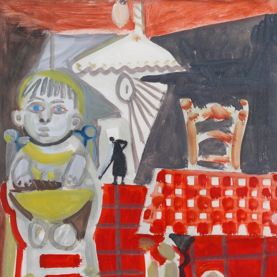 'Portrait of a Child at Home' by Raymond Debiève (1984)