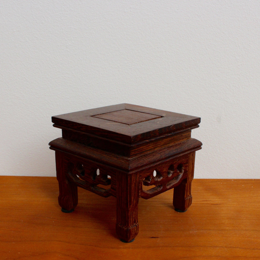 Miniature Chinese Wooden Table Display Stand