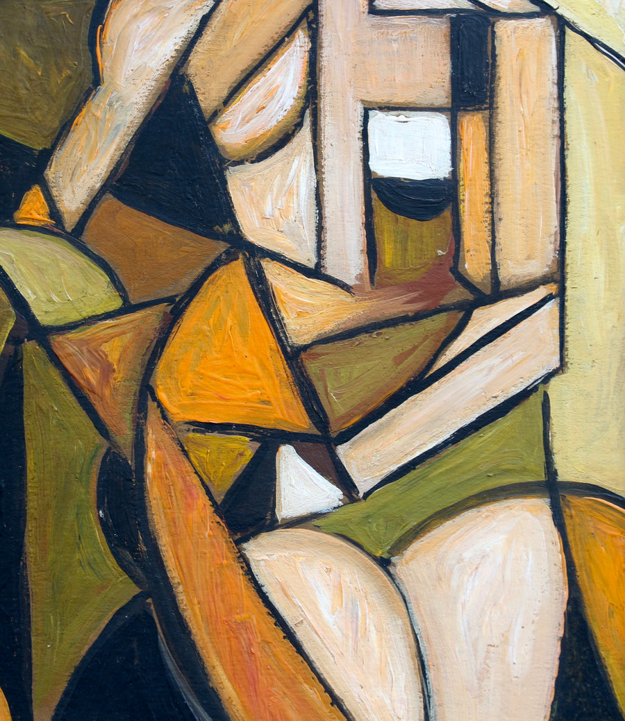 'Seated Abstract Nude', Berlin School (circa 1960s)