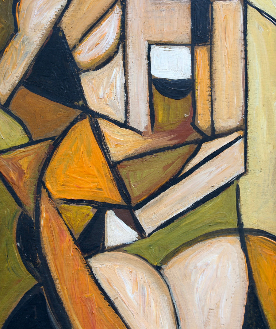 'Seated Abstract Nude', Berlin School (circa 1960s)