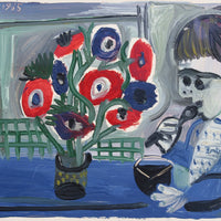 'Boy with Anemones' by Raymond Debiève (1965)