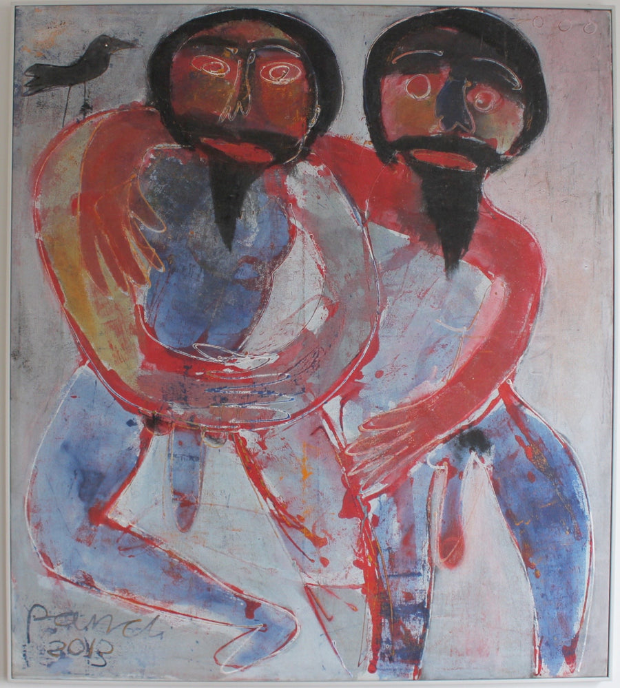 'Two Bearded Men' by Pandi (I Nyoman Sutaria) (2013)