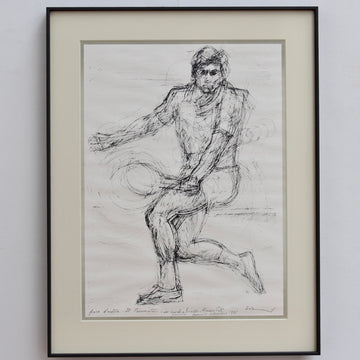 'The Tennis Man' by Mario Schifano (circa 1970s)