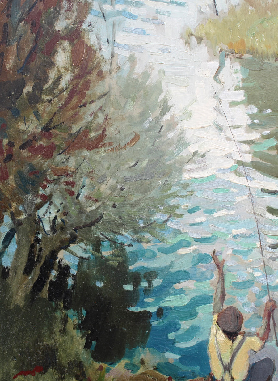 'The Fisherman' by Gabriel Vié (circa 1940s)