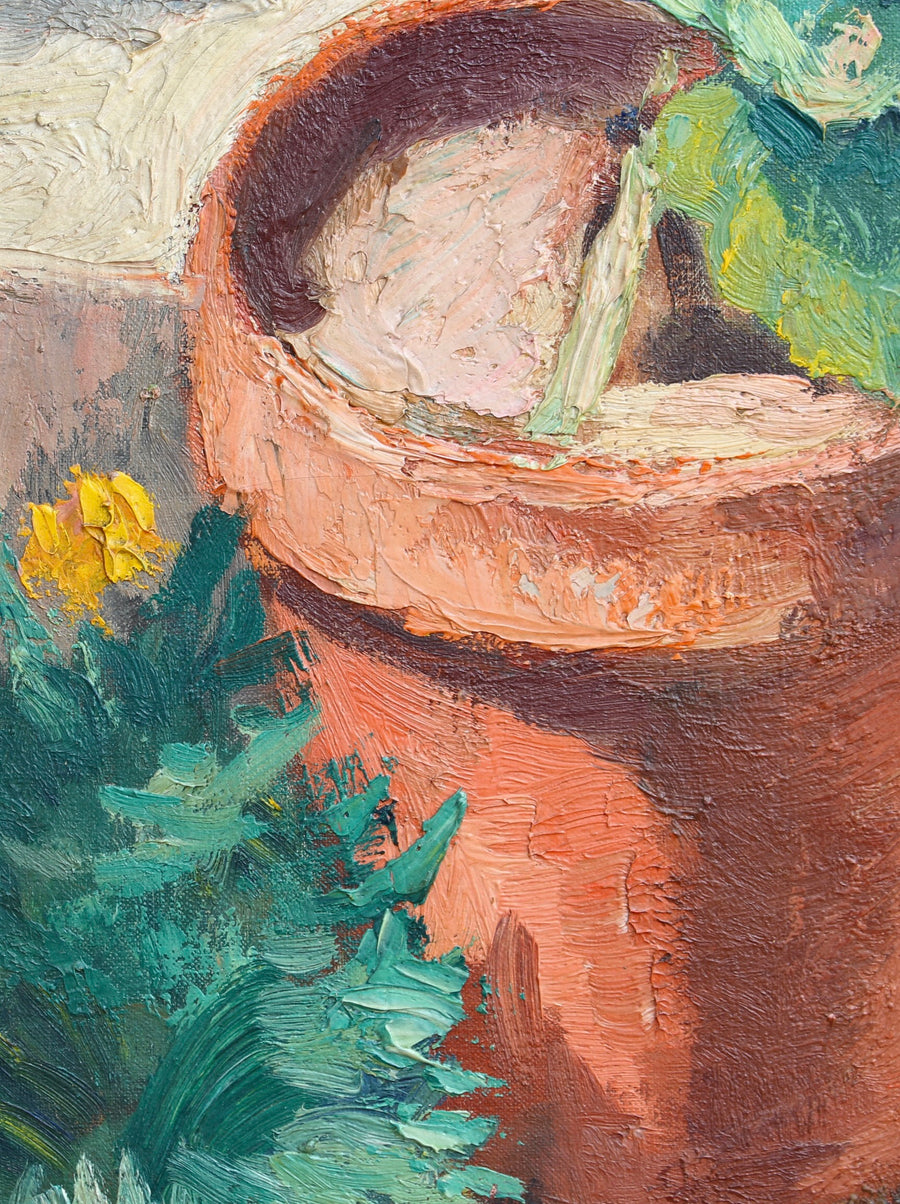 'Potted Flowers' by Charles Kvapil (1933)