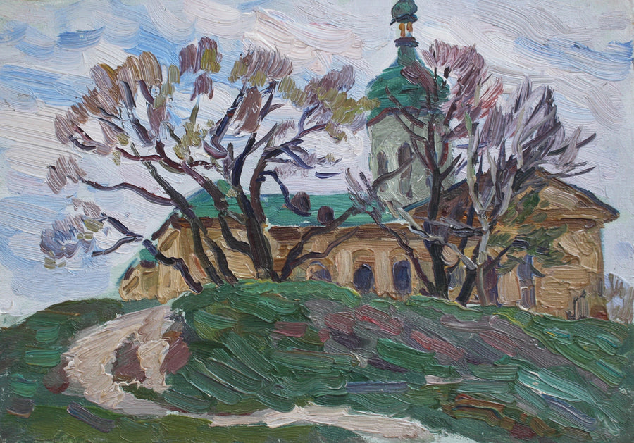 'Church on the Hill' by Unknown (Circa 1980s)