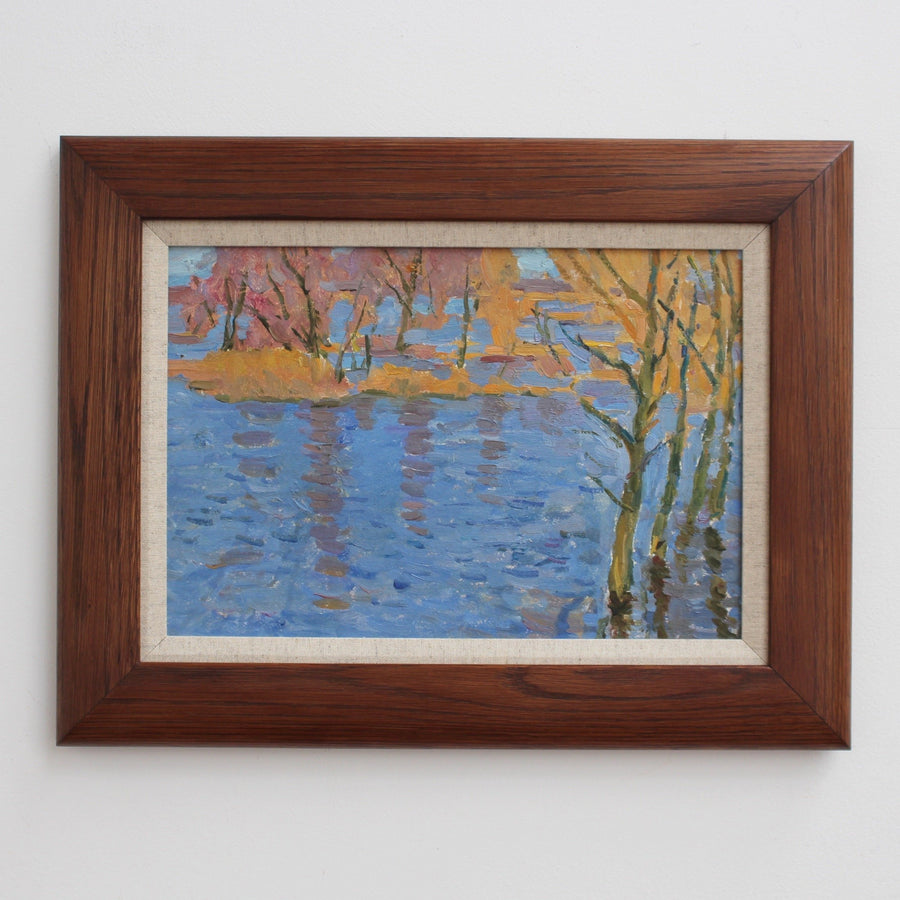 'Autumnal Lake' by Unknown (Circa 1960s)