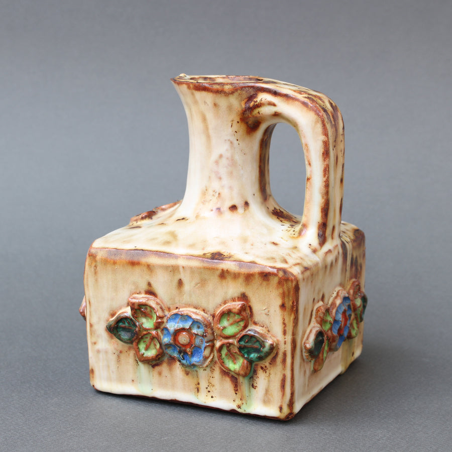 Mid-Century French Ceramic Pitcher by La Roue (circa 1960s) - Small