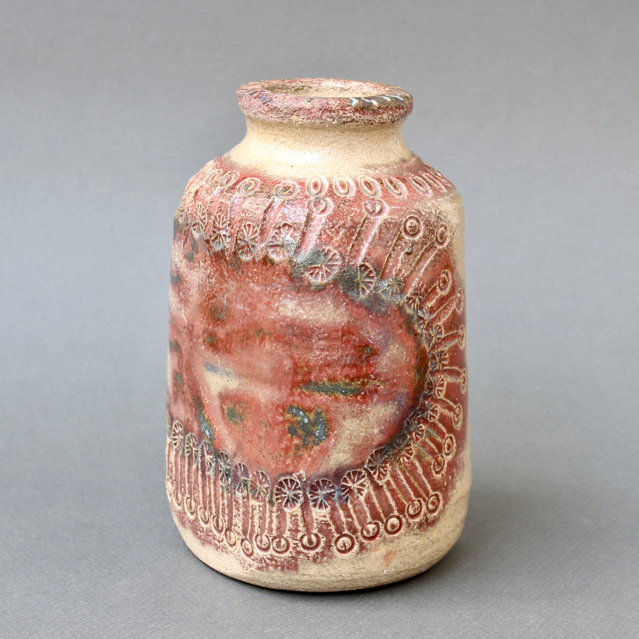 Mid-Century French Ceramic Vase by Marcel Giraud (circa 1970s)