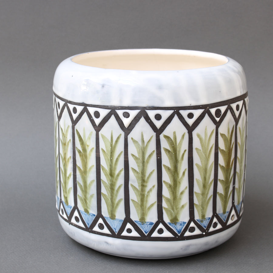 Vintage French Ceramic Cachepot by Roger Capron (circa 1970s)