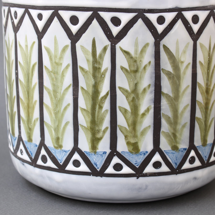 Vintage French Ceramic Cachepot by Roger Capron (circa 1970s)