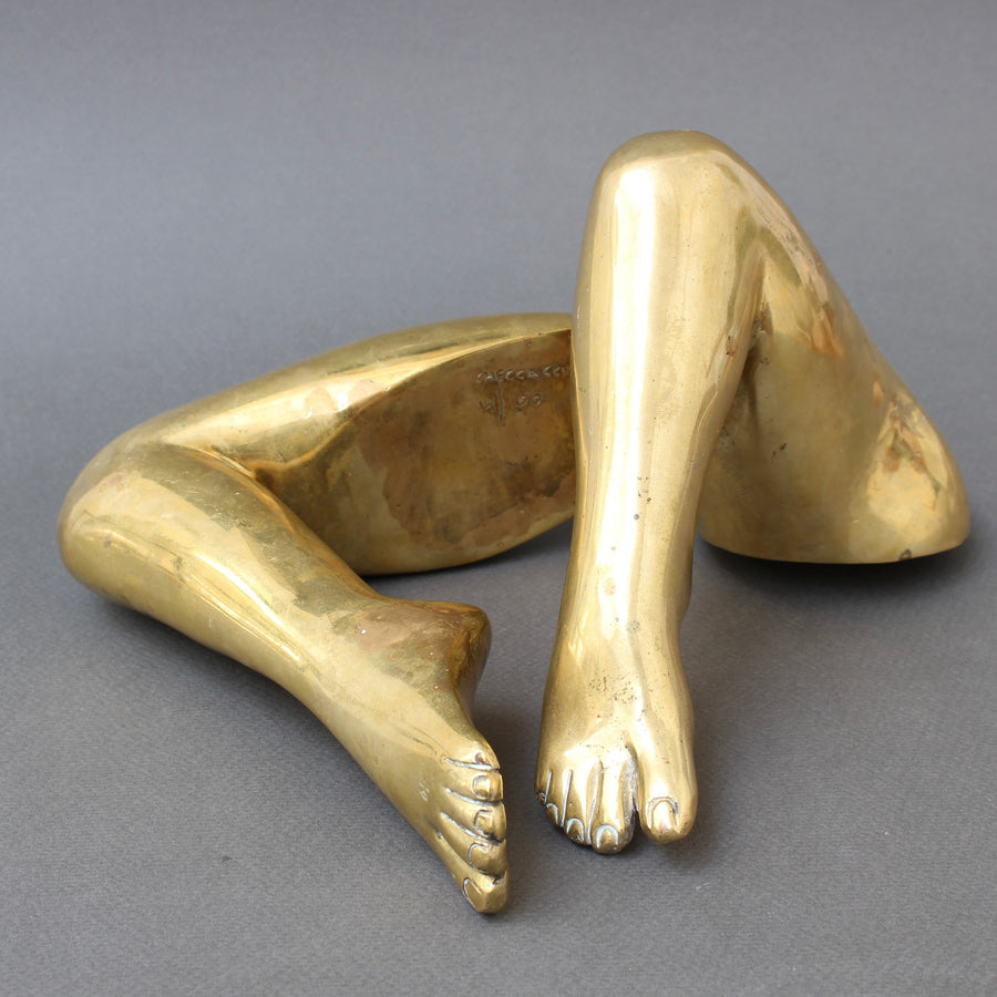 Gilt Bronze Table Leg Sculptures by Pietrina Checcacci (circa 1970s)
