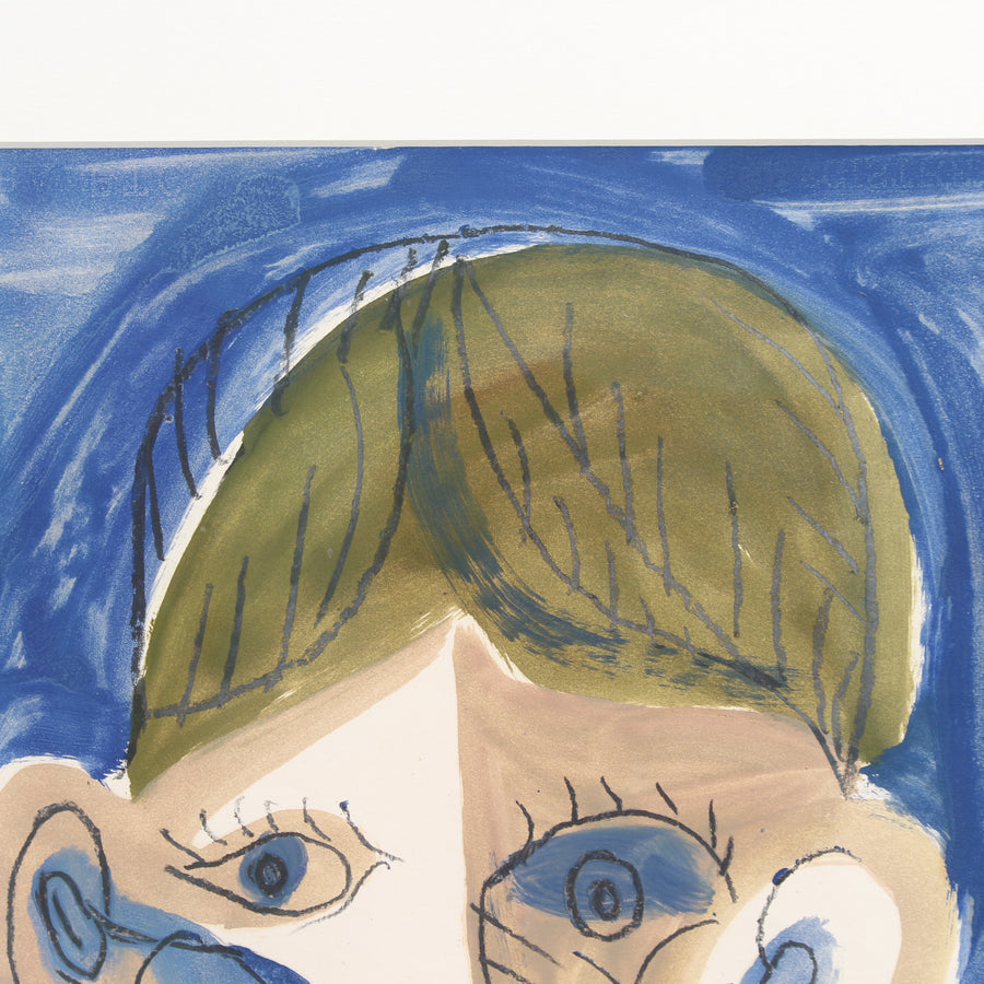 'Portrait of a Boy in Blue' by Raymond Debiève (circa 1960s)