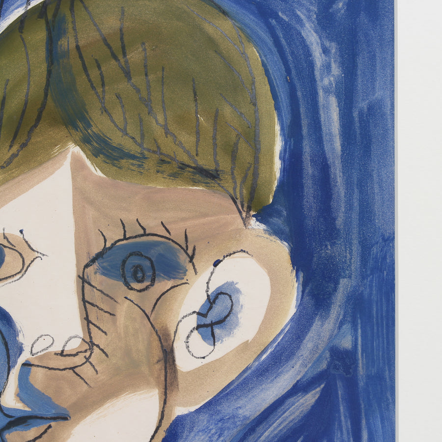 'Portrait of a Boy in Blue' by Raymond Debiève (circa 1960s)