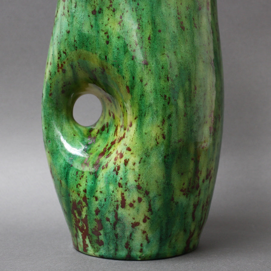 Ceramic Green Vase by Accolay (Circa 1960s)