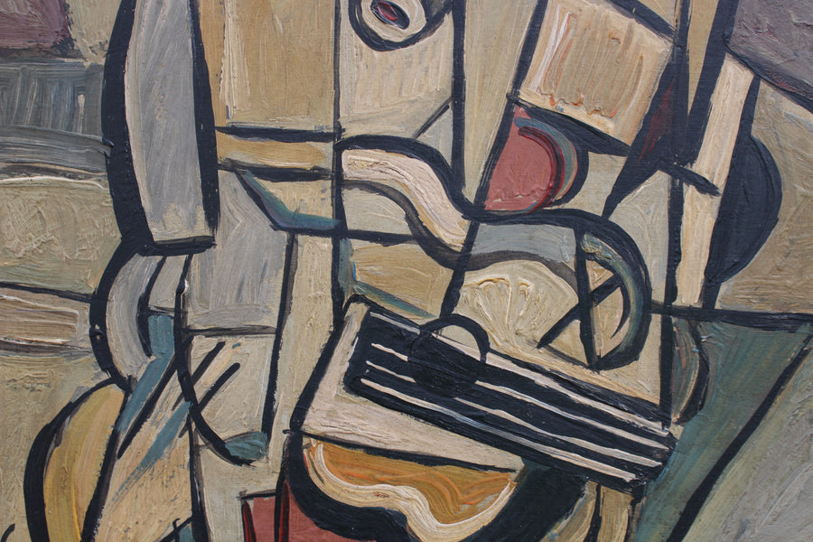 'The Guitarist', by J.G. (circa 1940s - 1960s)
