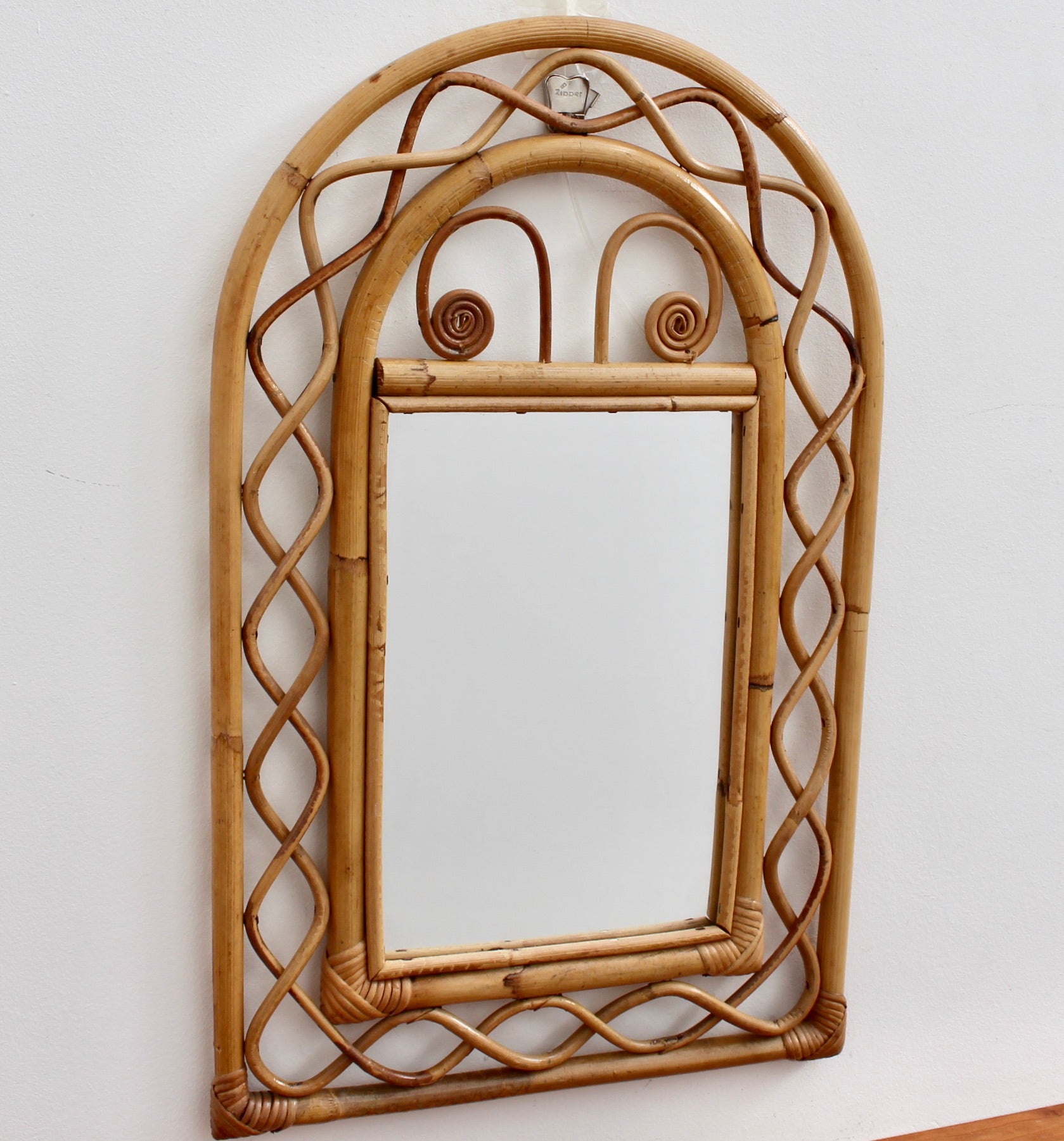 Vintage French Rattan Wall Mirror (circa 1960s) – Bureau of Interior ...