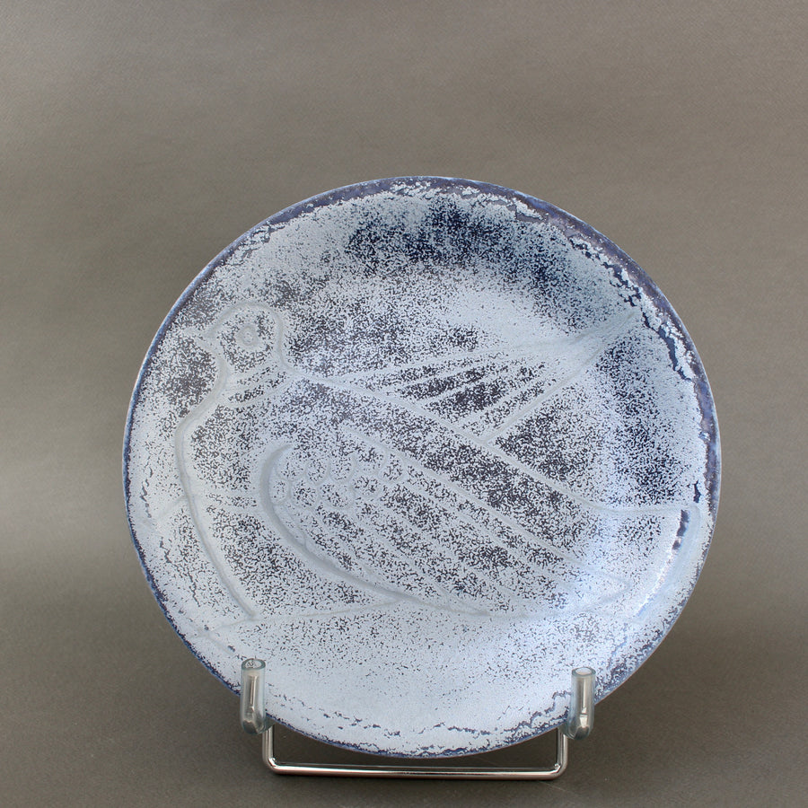 French Mid-Century Decorative Plate by Roger Capron (circa 1960s)
