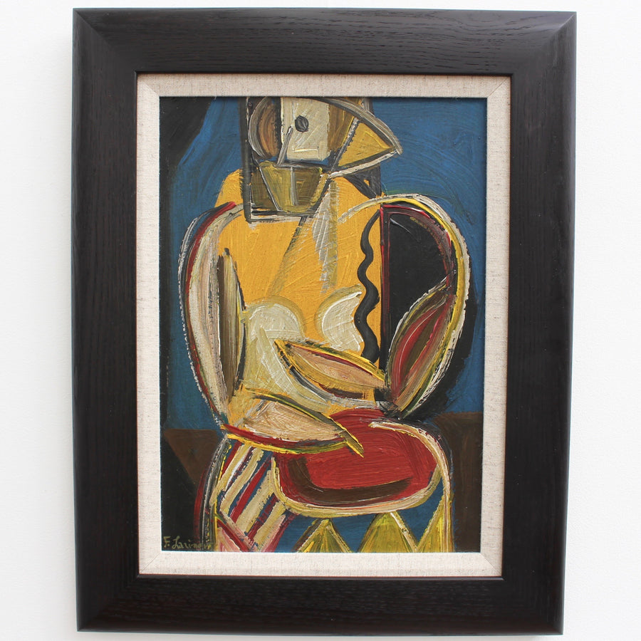 'Woman in Abstract' by F. Larinor (circa 1940s - 1960s)