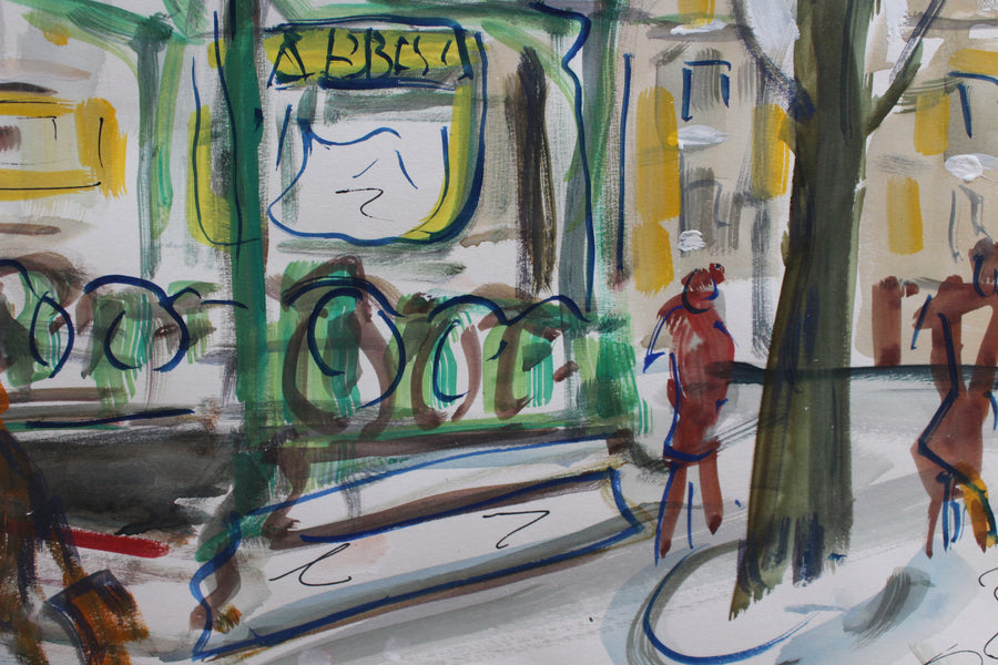 'Paris Metro Station Les Abesses Montmartre' by Roland Dubuc (circa 1960s)
