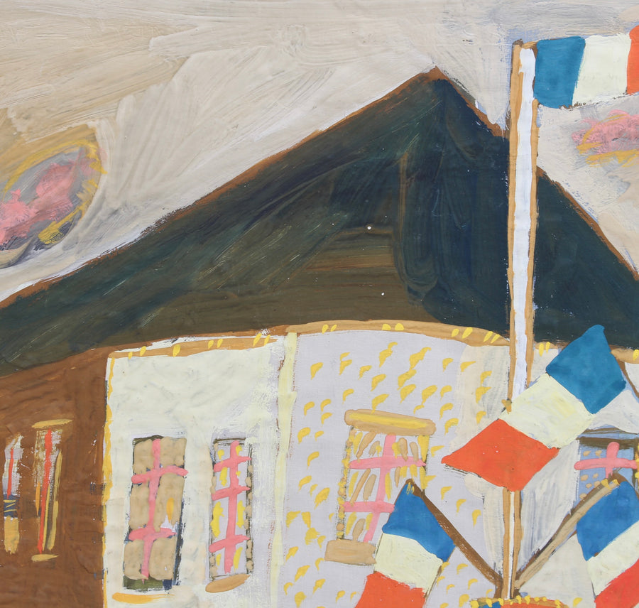 'Café de la Place' by Raymond Debiève (circa 1970s)