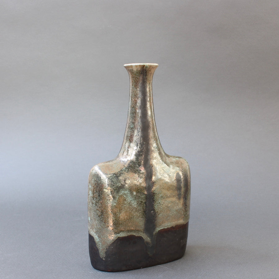 Italian Ceramic Vase / Bottle by Bruno Gambone (circa 1980s)