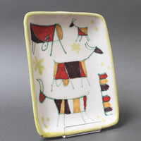 Decorative Italian Ceramic Tray / Dish by Guido Gambone (circa 1950s)