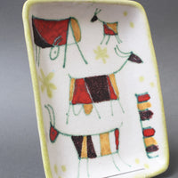 Decorative Italian Ceramic Tray / Dish by Guido Gambone (circa 1950s)