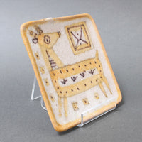 Decorative Italian Vide-Poche / Tray by Guido Gambone (circa 1950s)