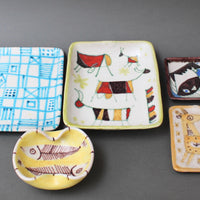 Decorative Italian Vide-Poche / Tray by Guido Gambone (circa 1950s)