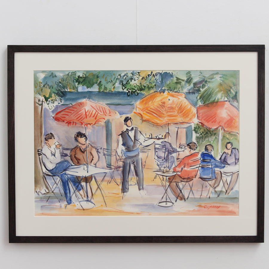 'Le Café' by Catherine Garros (circa 1990s)