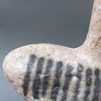 Italian Ceramic Bottle-Shaped Vase by Bruno Gambone (circa 1980s)