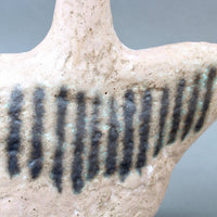 Italian Ceramic Bottle-Shaped Vase by Bruno Gambone (circa 1980s)