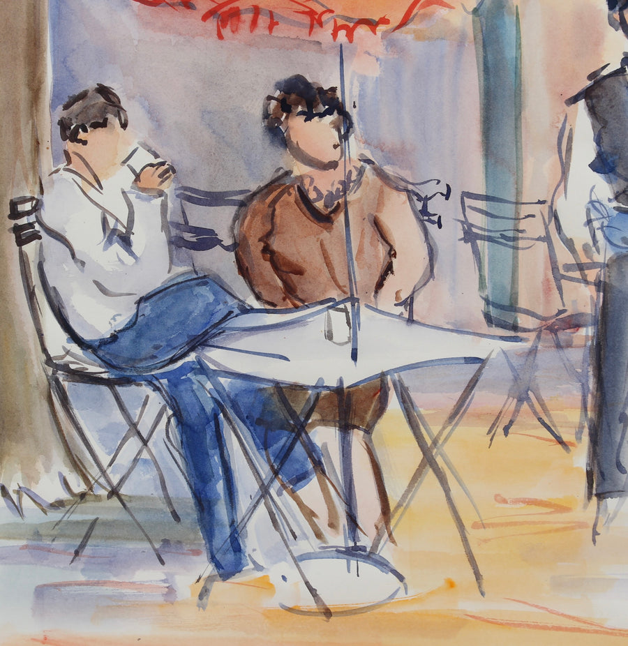 'Le Café' by Catherine Garros (circa 1990s)