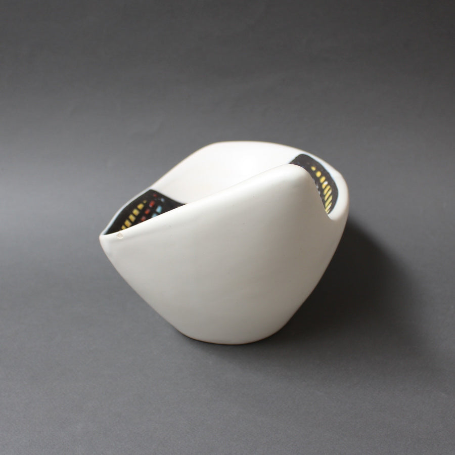 Decorative Ceramic Bowl by Roger Capron (1950s)