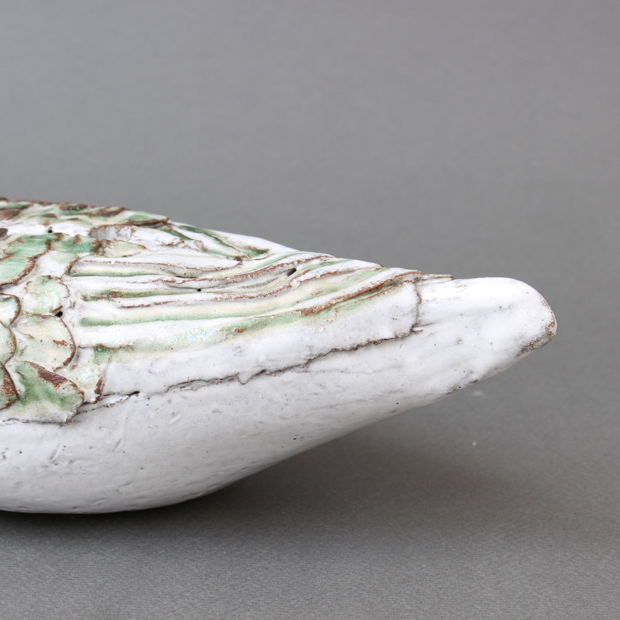 French Ceramic Duck Flower Vase by Albert Thiry (1994)