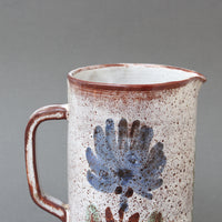 Vintage French Ceramic Pitcher by Michel Barbier (circa 1960s)