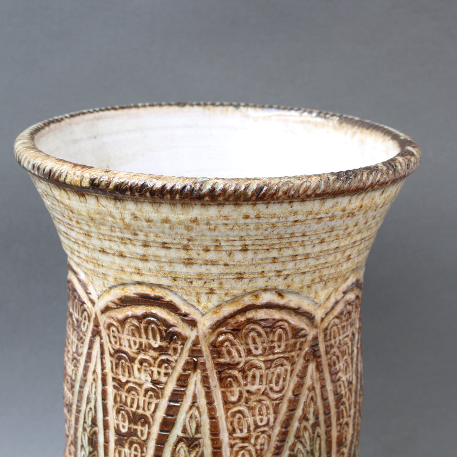Mid-Century French Ceramic Vase by Marcel Giraud (circa 1960s)