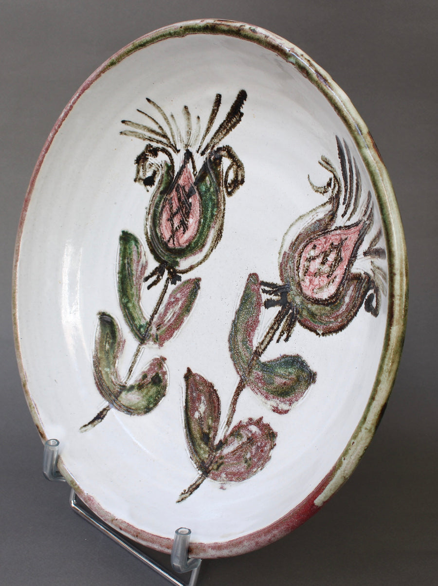 Mid-Century French Decorative Platter by Albert Thiry (circa 1960s)