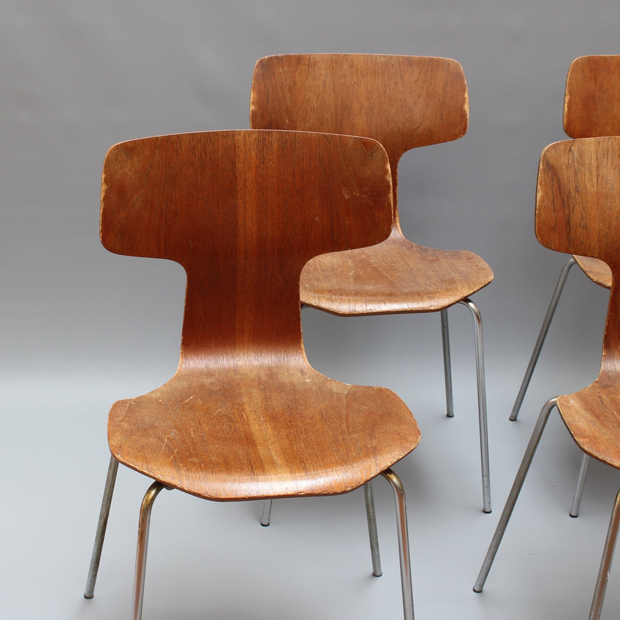 Set of Four Type 3103 Chairs by Arne Jacobsen for Fritz Hansen (1969)