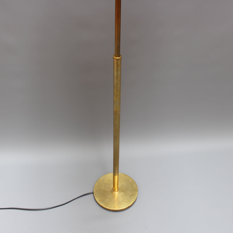 Italian Floor Lamp with Telescopic Height Adjustment (Circa 1960s)