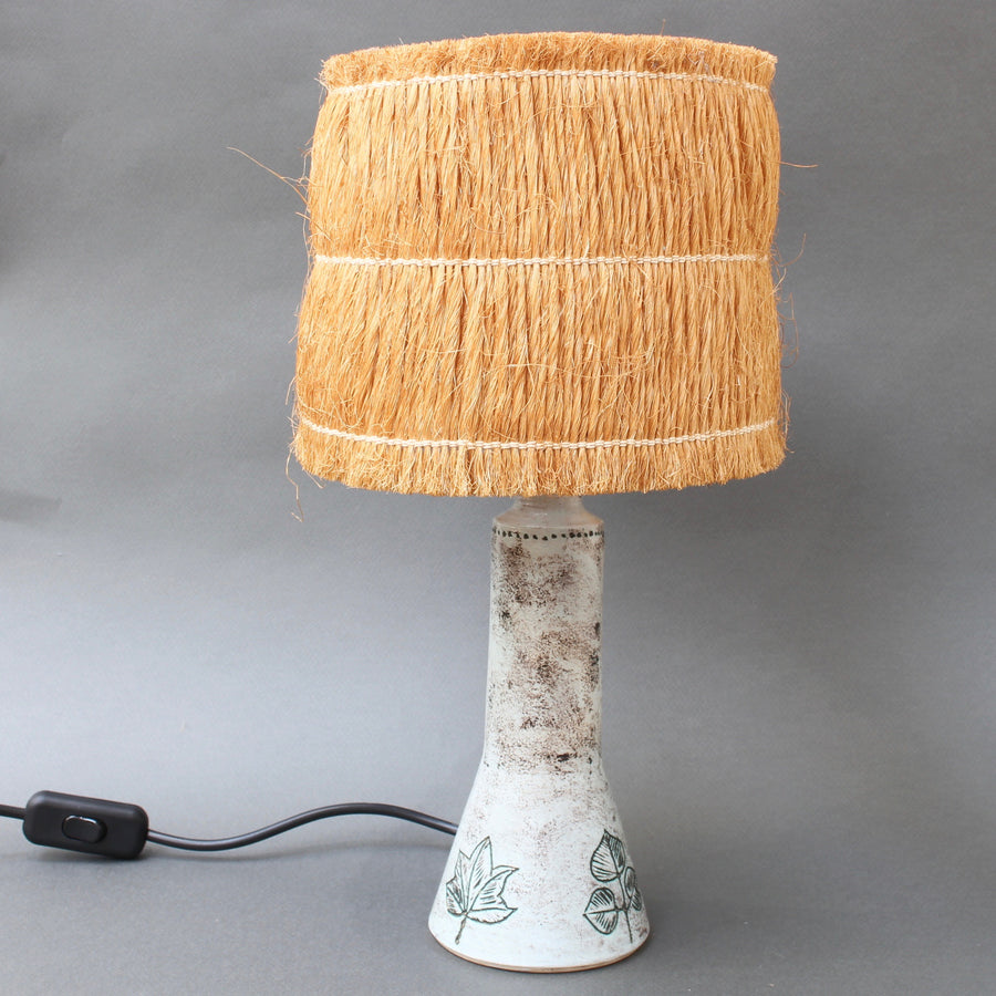 Mid-Century French Ceramic Table Lamp by Jacques Blin (circa 1950s)