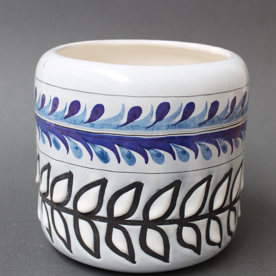 Vintage French Ceramic Cachepot by Roger Capron (circa 1960s)
