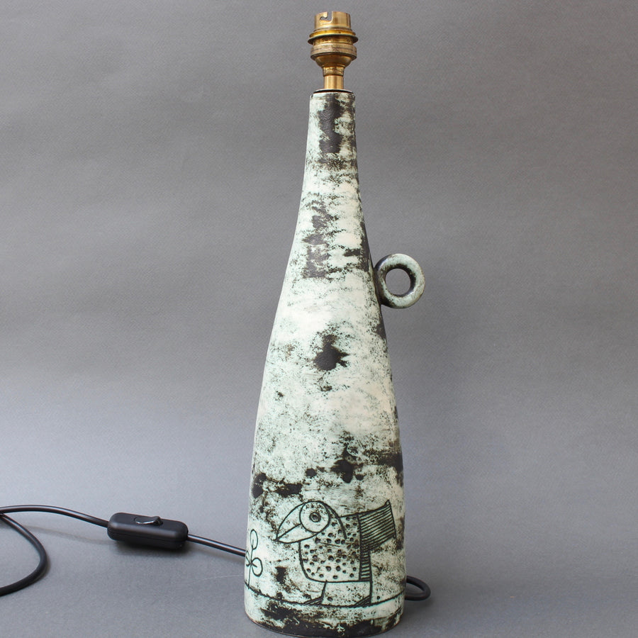French Ceramic Lamp by Jacques Blin (circa 1950s)