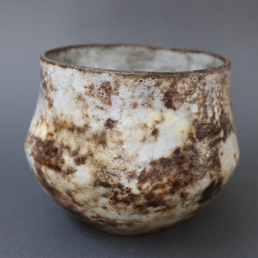 French Vintage Ceramic Cachepot by Alexandre Kostanda (circa 1960s)