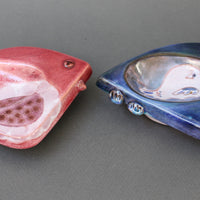 Pair of Small Ceramic Vide-Poches by Cloutier Brothers (circa 1970s)