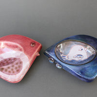 Pair of Small Ceramic Vide-Poches by Cloutier Brothers (circa 1970s)
