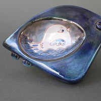 Pair of Small Ceramic Vide-Poches by Cloutier Brothers (circa 1970s)