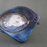 Pair of Small Ceramic Vide-Poches by Cloutier Brothers (circa 1970s)