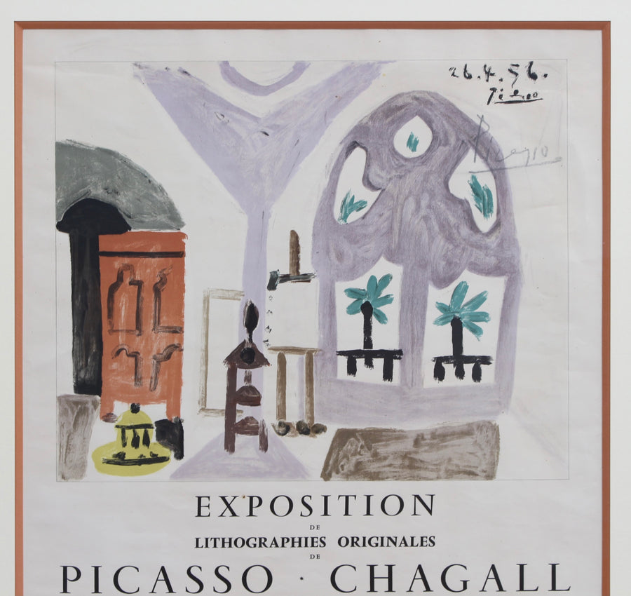 'Exposition Galerie de Cannes' Lithograph Poster, Pablo Picasso (1960)